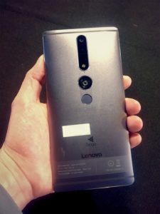 Back Of AR Enabled Phone Lenovo Phablet 2 Gravity Jack